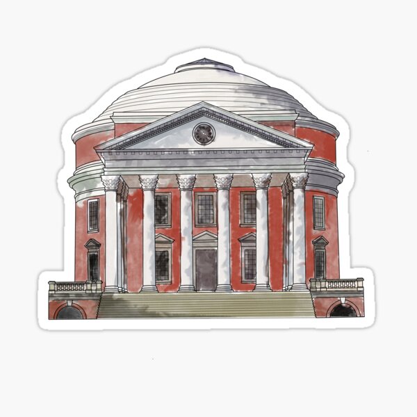 Full Color UVA Rotunda Sticker