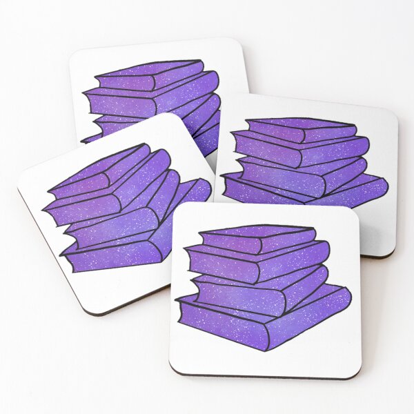 Item preview, Galaxy Stacked Books (white background)  designed and sold by MarMar2004.