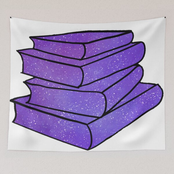 Item preview, Galaxy Stacked Books (white background)  designed and sold by MarMar2004.