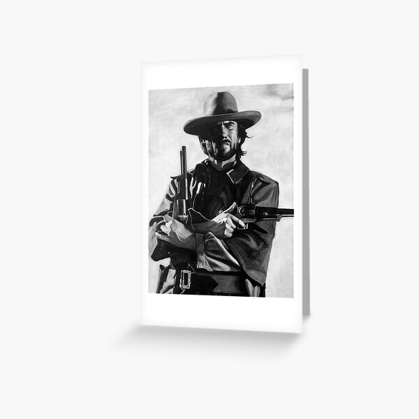 Clint Eastwood Greeting Card