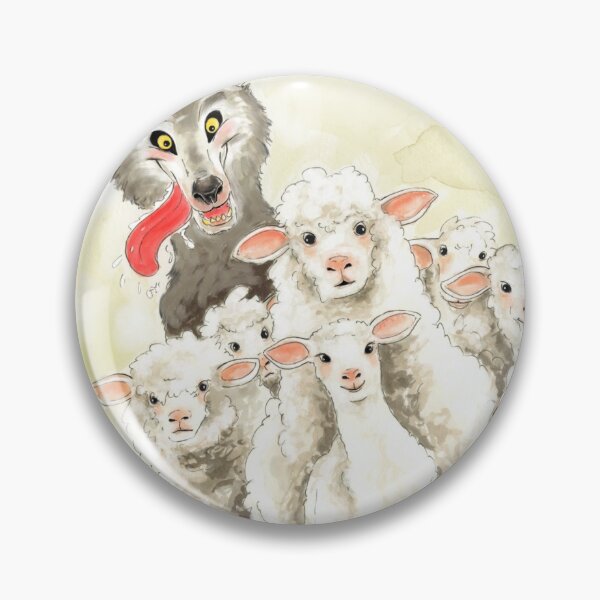 Item preview, The wolf and the sheep - Make the sheep designed and sold by Nadjejda Gilbert.