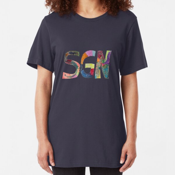 SGN - Some Good News Logo Slim Fit T-Shirt