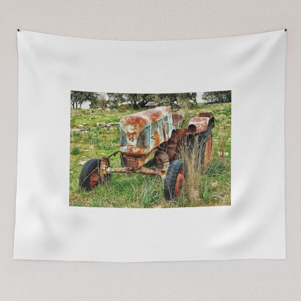 Item preview, Lanz Tractor in the grave yard, tractor cemetery. designed and sold by Pennylanemerch.