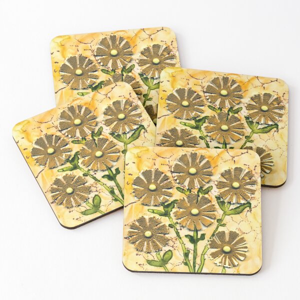 Item preview, Daisies On Yupo Watercolor Paper  designed and sold by Sandra Foster.