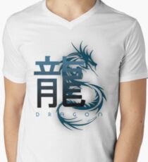 The Dragon, Chinese Zodiac Men's V-Neck T-Shirt