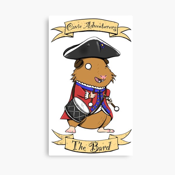 Cavie Adventurers - The Bard Canvas Print