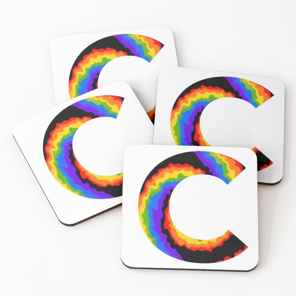 Item preview, Letter C Rainbow designed and sold by NYXFN.