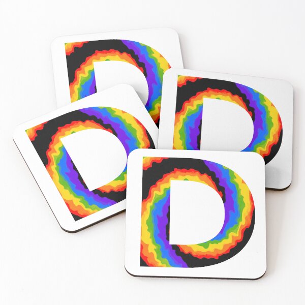 Item preview, Letter D Rainbow designed and sold by NYXFN.