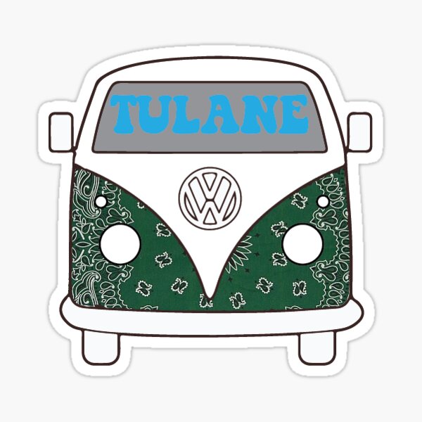 Tulane Car Sticker