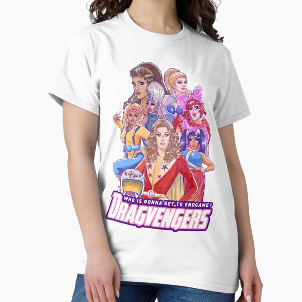 Vista previa del artículo con la obra «Dragvengers de RuPaul», diseñado y vendido por mannequinsart.