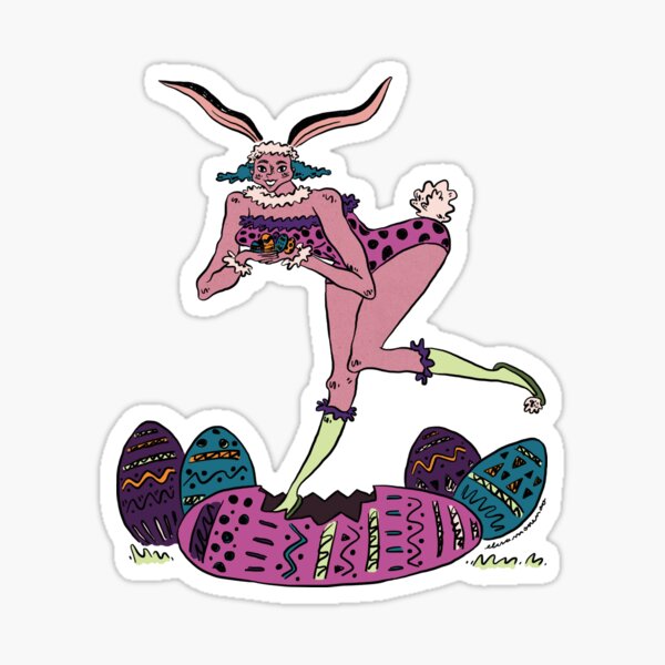 easter bunny 2020 Sticker