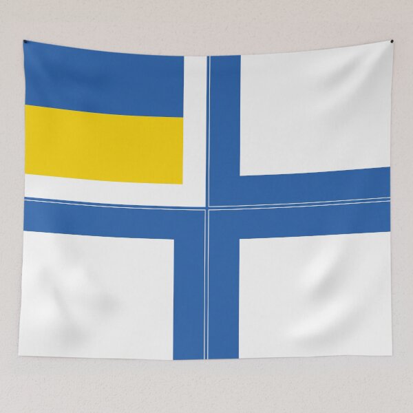 Item preview, Ukrainian Naval ensign flag  designed and sold by Jesse  Weijer.