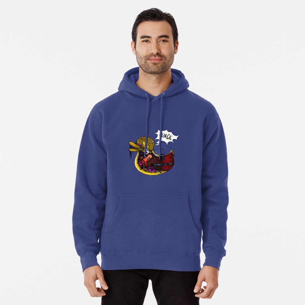 rubber. Pullover Hoodie