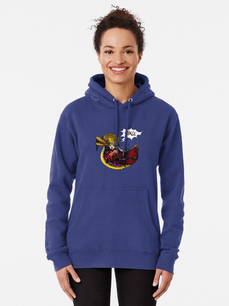 Alternate view of rubber. Pullover Hoodie