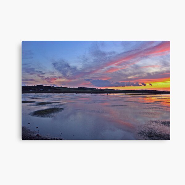 Sunset over Salthouse Marshes Canvas Print
