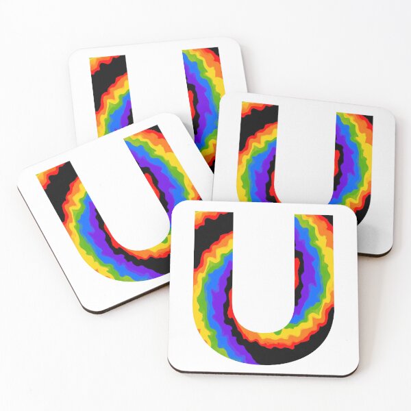 Item preview, Letter U Rainbow designed and sold by NYXFN.