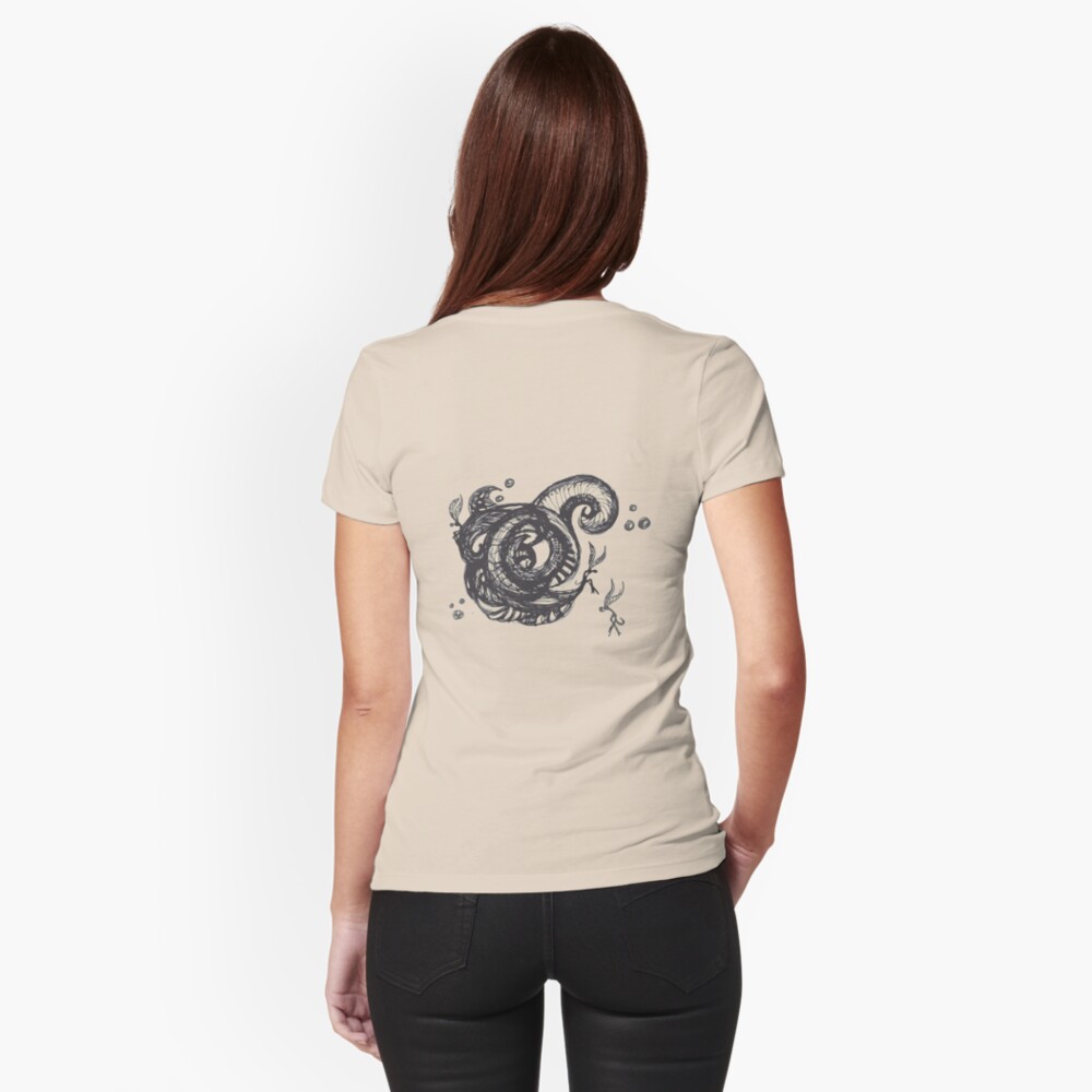 littleTscribble #10 Fitted T-Shirt