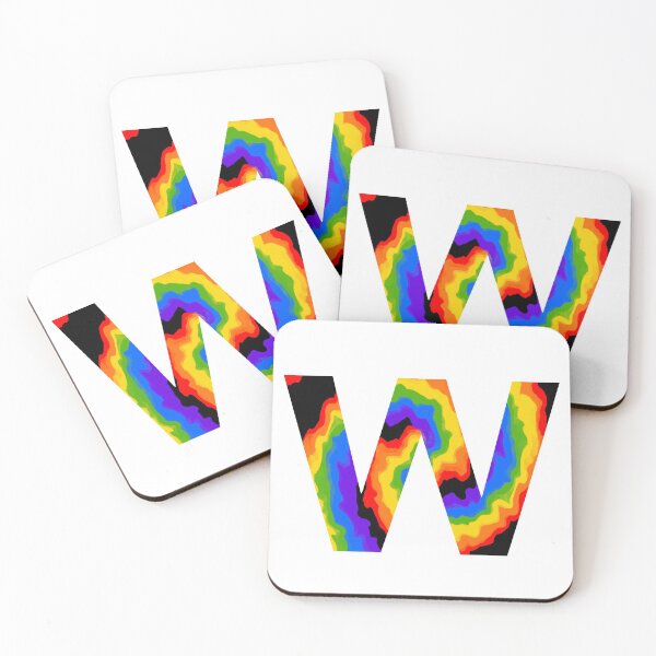 Artikelvorschau, Buchstabe W Regenbogen entworfen und verkauft von NYXFN.