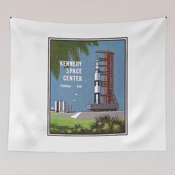Item preview, Kennedy Space Center Vintage Retro Patch designed and sold by scohoe.