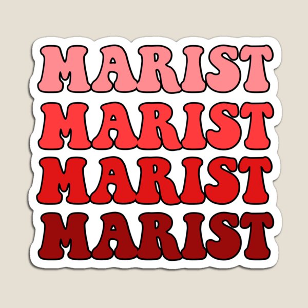 marist gradient text Magnet