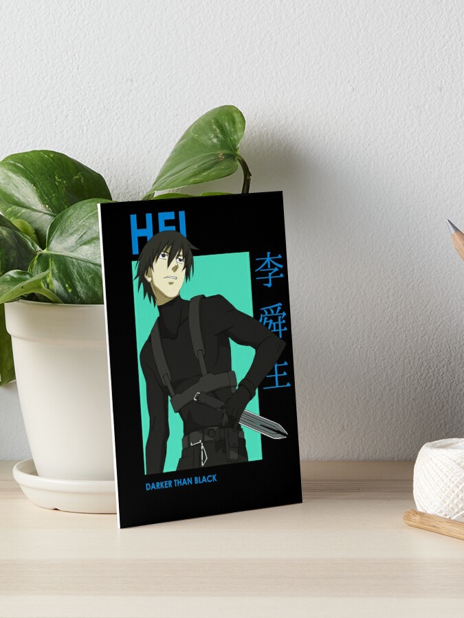 Hei Li Shenshun Darker than Black Card Anime Hardcover Journal for Sale by  kino-san