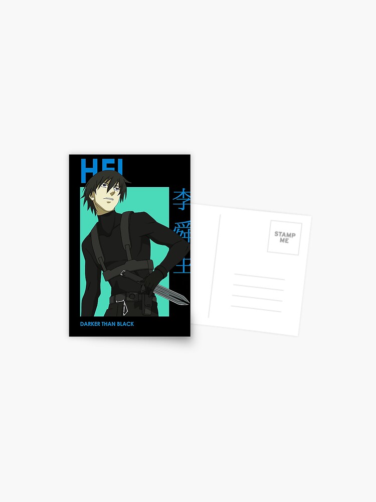 Hei Li Shenshun Darker than Black Card Anime Hardcover Journal for Sale by  kino-san