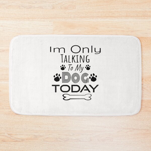 Item preview, I'm Only Talking to my Dog Today Funny Dog Owner Unisex T-Shirt designed and sold by walidsam07.