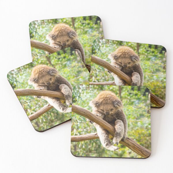 Item preview, Koala with leg hooked over gum branch. designed and sold by Anne Scantlebury.
