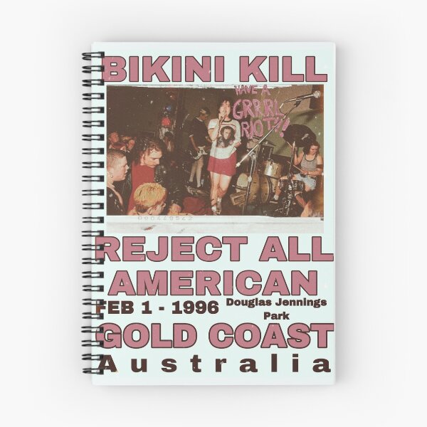 Item preview, Bikini Kill Reject All American Gold Coast  designed and sold by FlannelVampire.
