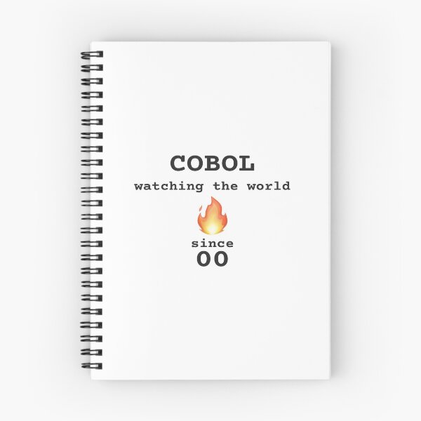 Item preview, COBOL watching the world burn since 00 designed and sold by mofiti.