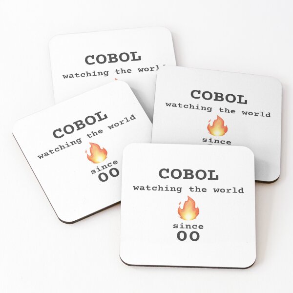 Item preview, COBOL watching the world burn since 00 designed and sold by mofiti.