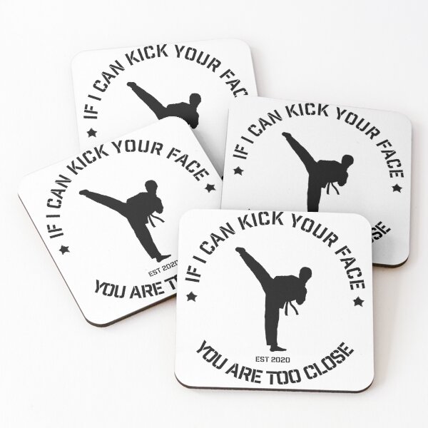 Item preview, Kick Your Face Social Distancing T-Shirt Funny designed and sold by Polishthestone.
