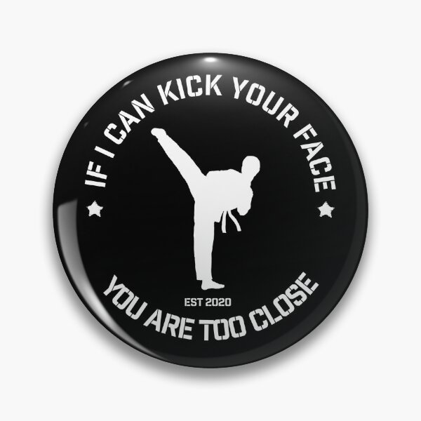 Item preview, Kick Your Face Social Distancing T-Shirt Funny designed and sold by Polishthestone.