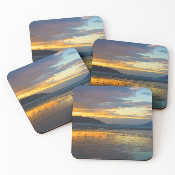 Item preview, Sunset Lineup, Ohope Beach, New Zealand designed and sold by Barbara  Brown.