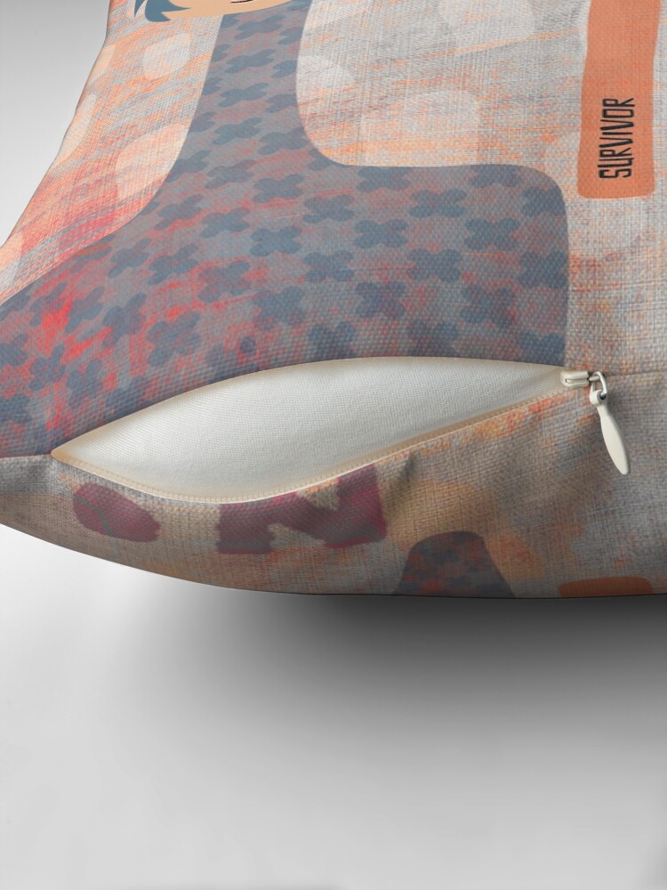 Thumbnail 2 of 4, Pillow, Survivor designed and sold by 6256design.