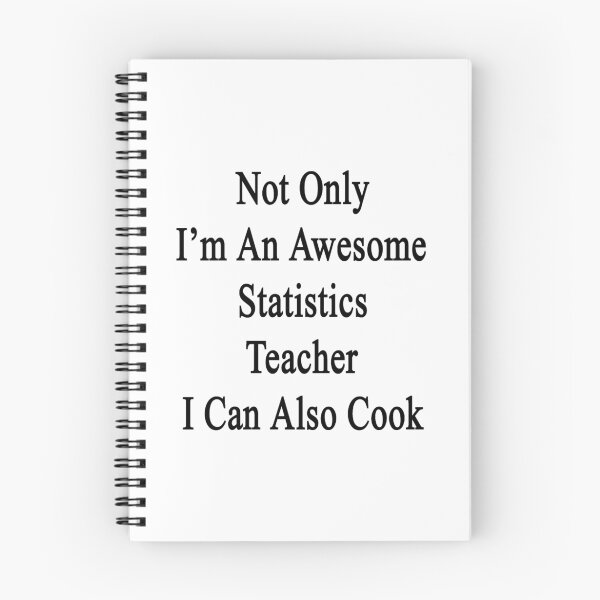 Item preview, Not Only I'm An Awesome Statistics Teacher I Can Also Cook  designed and sold by supernova23.