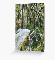 Tranquilty - Encaustic Painting Greeting Card