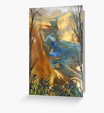 The Beginning - Encaustic Painting Greeting Card