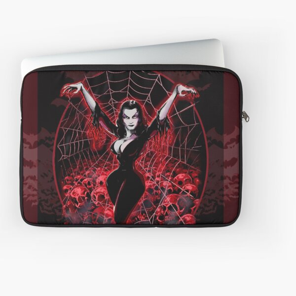 Vampira Spider web gothic Laptop Sleeve