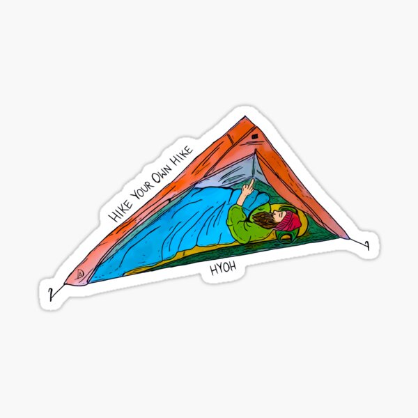 Item preview, Hike Your Own Hike (HYOH) designed and sold by Alina Drufovka.