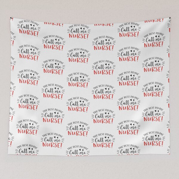Item preview, The best people call me NURSE! designed and sold by jazzydevil.