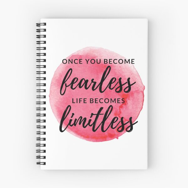 Item preview, Once you become fearless life becomes limitless designed and sold by Flor Cami.