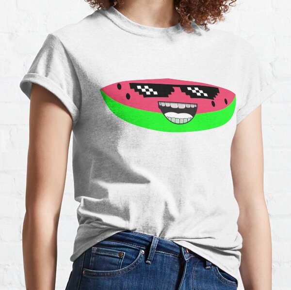 Watermelon Meme T Shirts Redbubble - watermelon shirt roblox