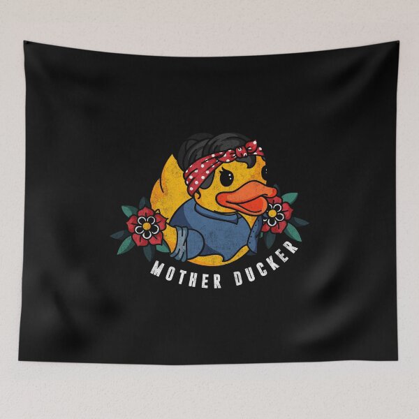Item preview, rubber duck mother ducker designed and sold by cat poe.