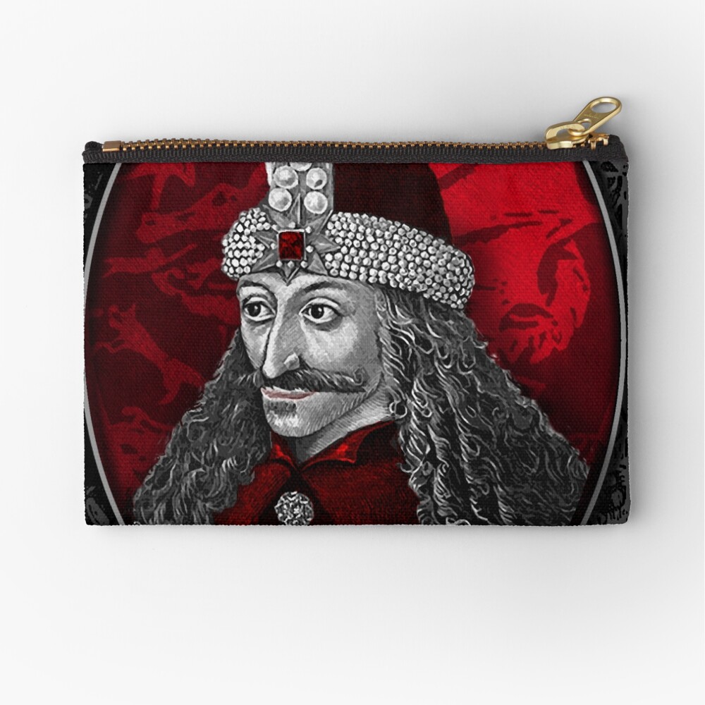 Vlad Dracula Gothic Zipper Pouch