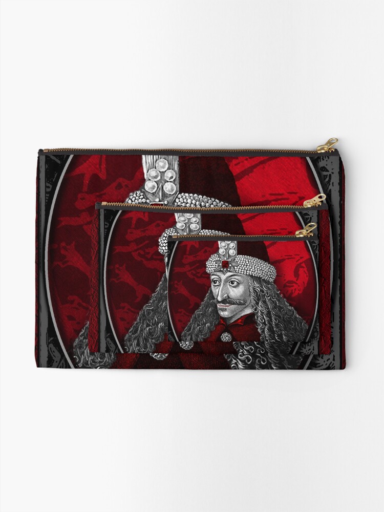 Alternate view of Vlad Dracula Gothic Zipper Pouch