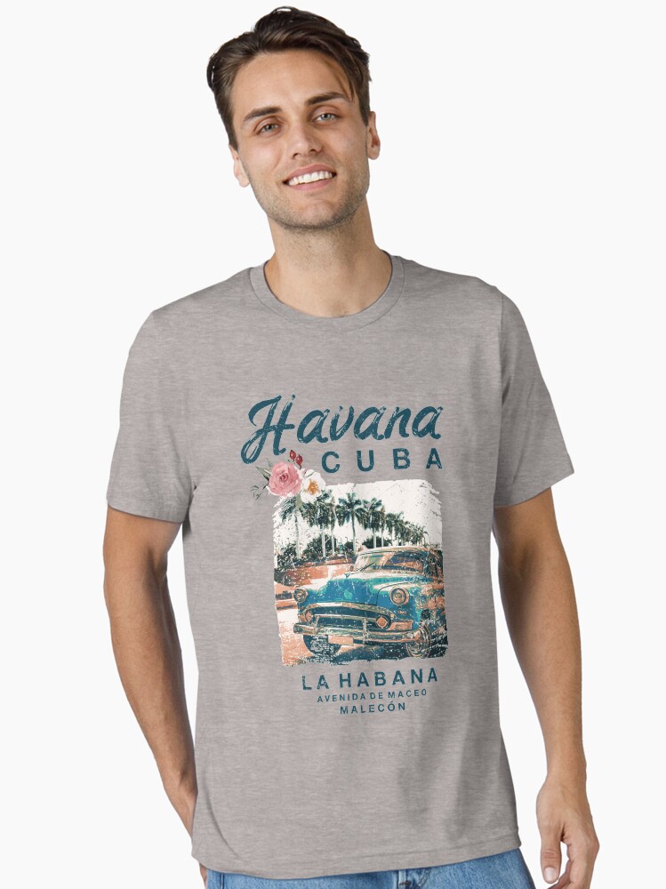 Havana Cuba City T-Shirt - Cuban Vintage Classic Graphic Tee Havana Cuba City T-Shirt - Cuban Vintage Classic Graphic Tee