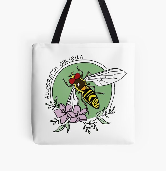 Syrphid Fly All Over Print Tote Bag