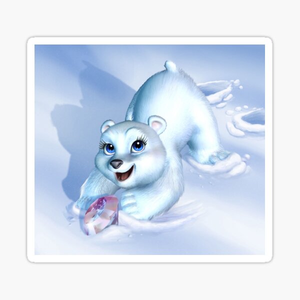Shiver the Polar Bear Sticker
