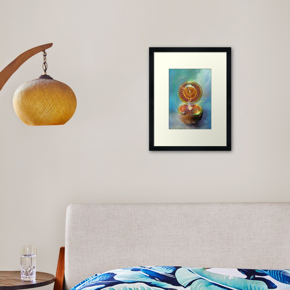 The Compass Framed Art Print